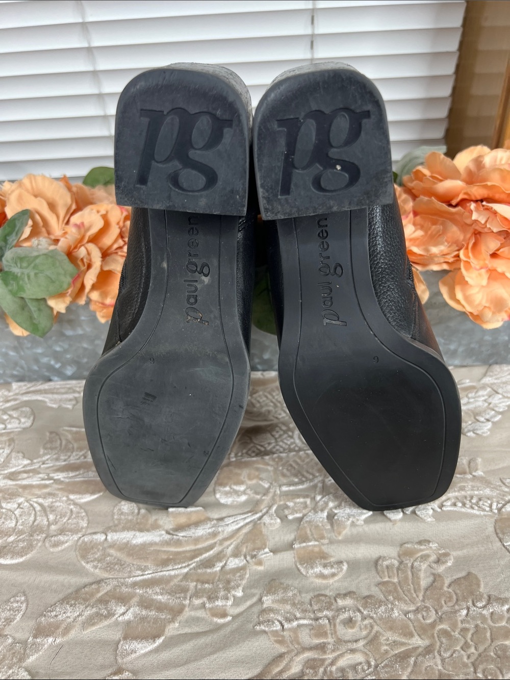 Paul Green  Nirvana Black Leather Boot  Women’s Size US 8.5 UK 6 - Picture 11 of 15